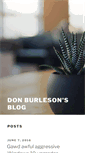 Mobile Screenshot of donburleson.com